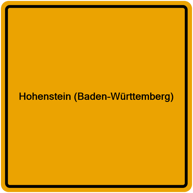 Einwohnermeldeamt24 Hohenstein (Baden-Württemberg)